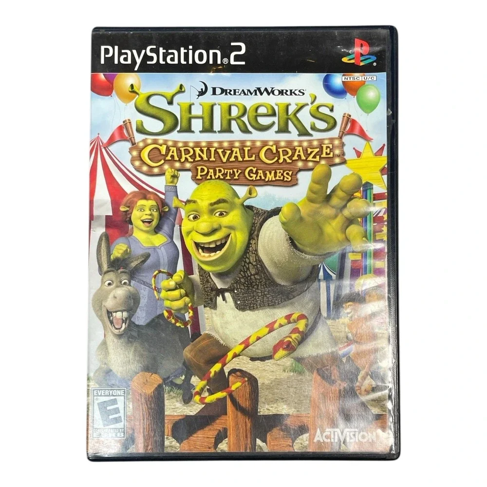 DreamWorks Shreks Carnival Craze Party Games Sony PlayStation 2